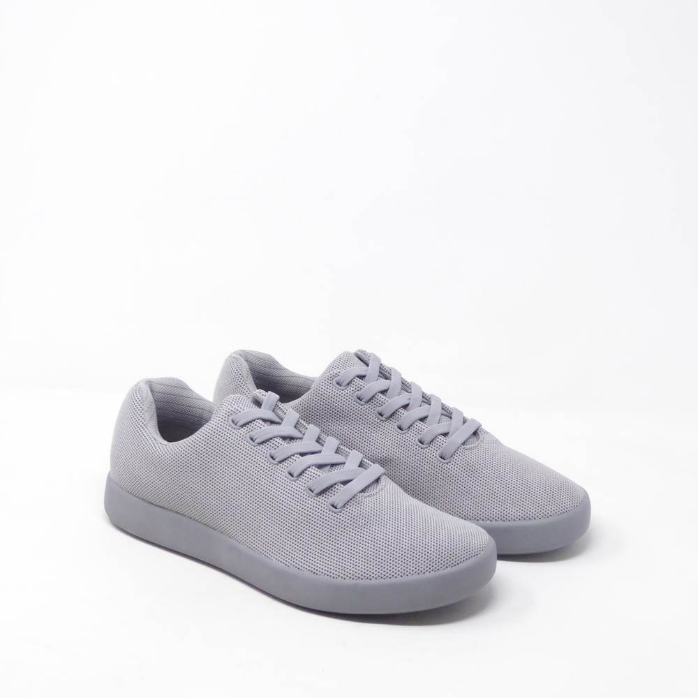 Atoms Womens Sneakers Gray Model 000 Knit Lace Up Low Top 8